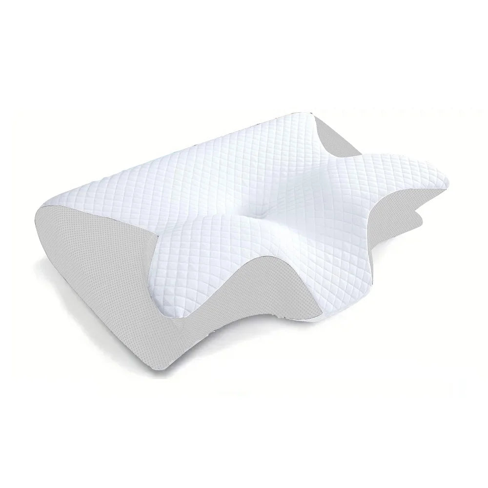 CerviCloud™ 2-in-1 Memory Foam Cervical Pillow