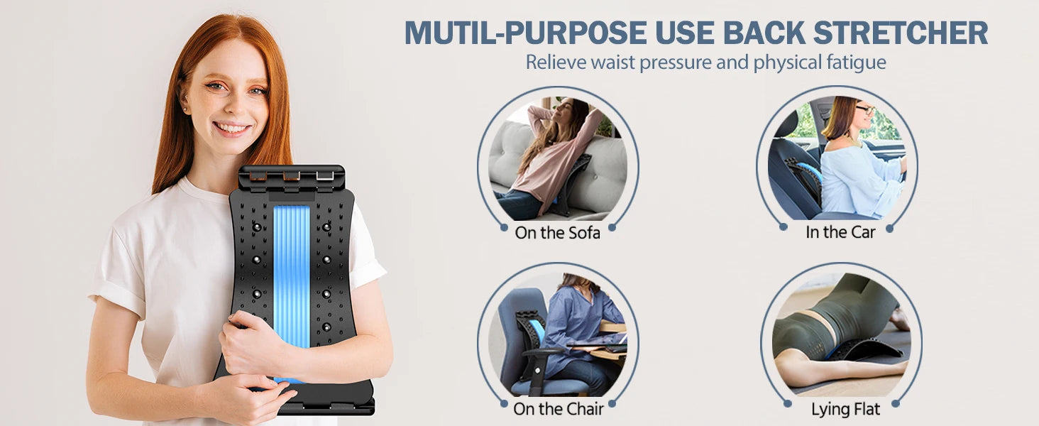 SpineAlign™ Adjustable Back Stretcher