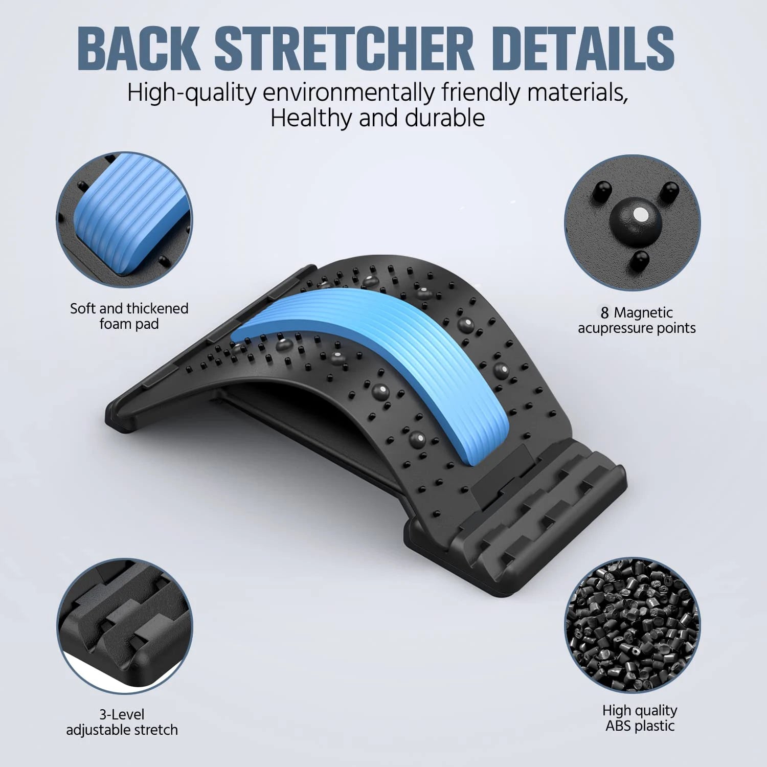 SpineAlign™ Adjustable Back Stretcher